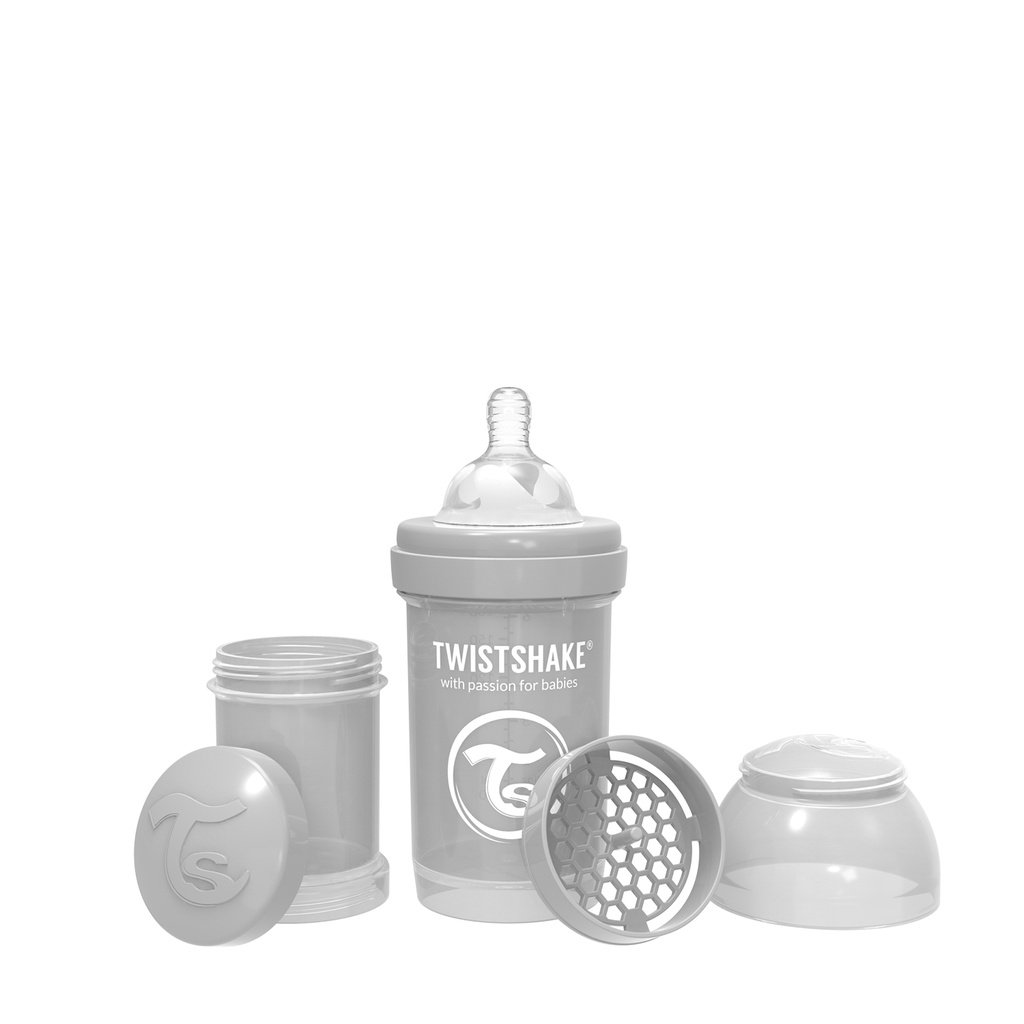 Twistshake Anti-Colic Bottle 180ml Grey