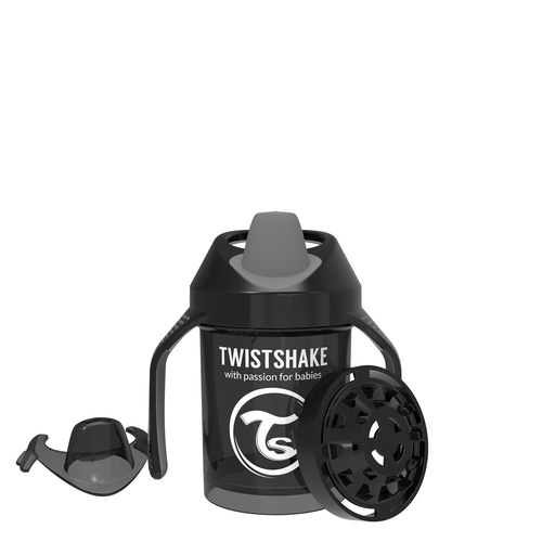 [78057] Twistshake Mini Cup Black 230ml 4+m