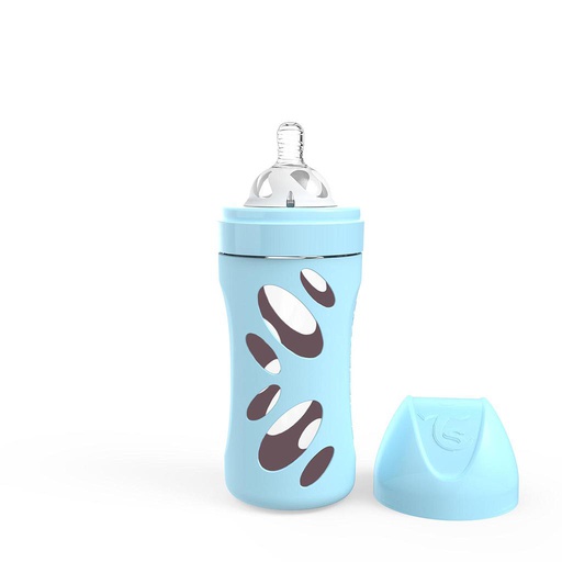 [78583] Twistshake Anti-colic Glass Bottle 260ml Pastel Blue